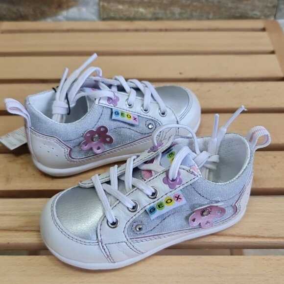 Geox Baby Sile First Walking Shoes Girls - Picture 2 of 6